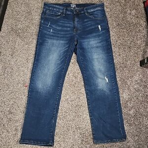 Lazer Men's Dark Blue Straight Jeans 34x30 Nwot